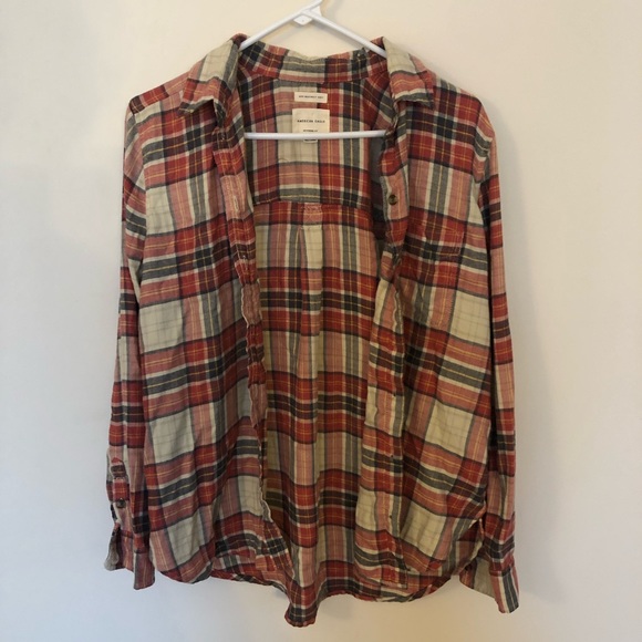 American Eagle Outfitters Tops - American Eagle Ahh-mazingly Soft Boyfriend Flannel